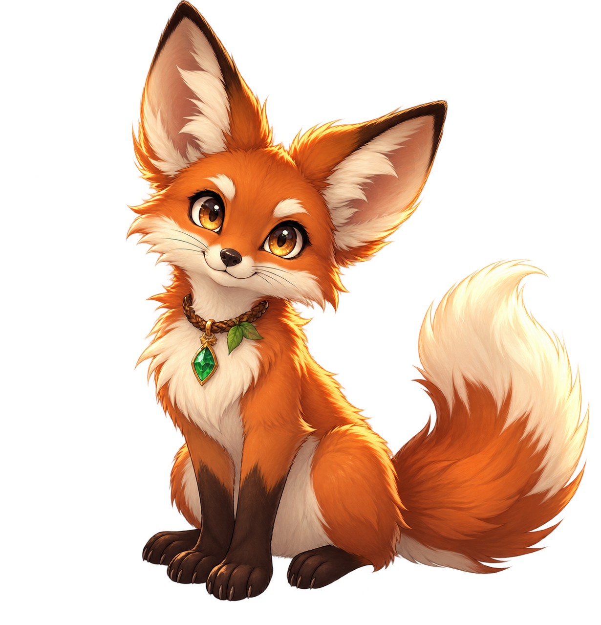 A cheerful fox companion waiting to join your ROVI+ adventure