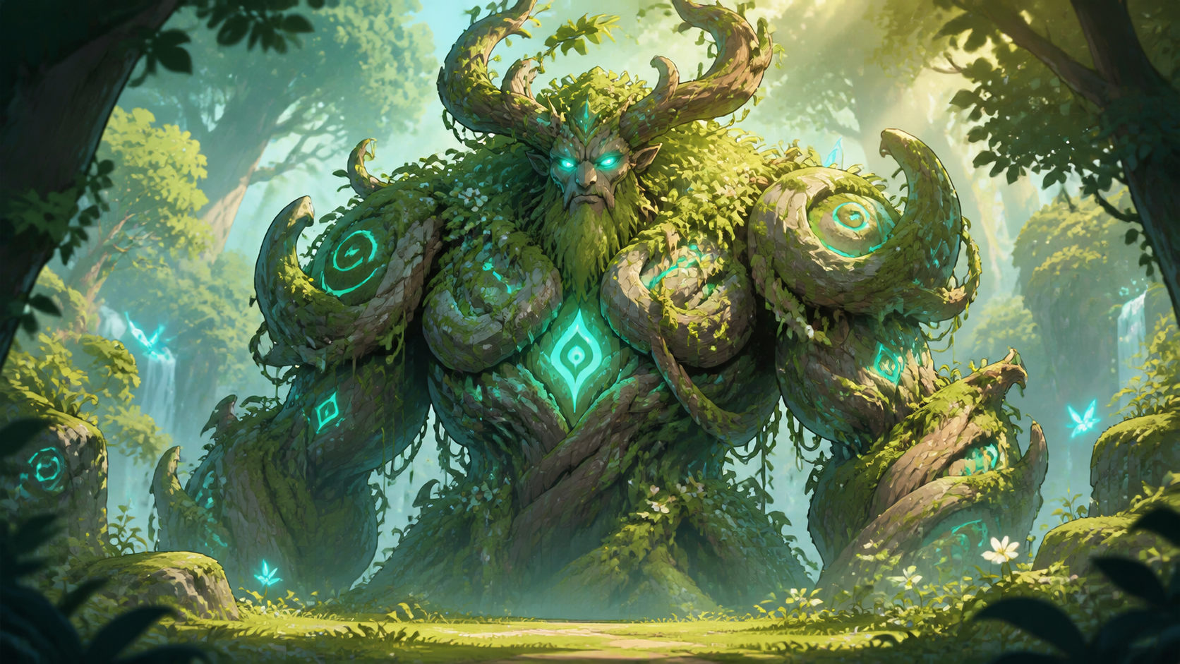 The Ancient Forest Guardian, a shared ROVI+ raid encounter